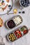 2-Compartment and 3-Compartment Stainless Steel Compartmented Presentation Container