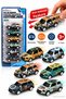 6-piece metal body pull-back mini toy car set