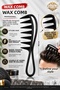 4-Piece Hair Styling Set 20 Gr Powder Wax + 3-Piece Hair Comb Men's Hair Styling Set - 6