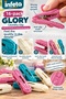 16 Pieces Glory Clothes Pegs Colorful Plastic Embossed Patterned with Strong Spring - 5
