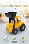 Toy Tractor with Bucket Construction Vehicle 26 cm Movable Bucket Child Safe Toy Bucket