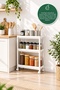 3-Tier Rolling Kitchen Shelf – Multi-Purpose Organizer, Spice Rack, and Food Storage Shelf