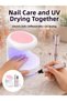 Nail Drill and Led Nail Polish Dryer 2-Piece Professional Care Set New Generation