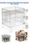 53 X 53 cm Foldable Pool Basket – Metal Product Sales Basket
