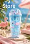 Illuminated Straw Ice Appearance Water Bottle | Cup | Water Flask 450 ml