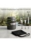 6-Piece Portable Camping Dinnerware Set - Pot, Plate, Fork, Spoon, Knife Set