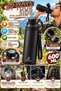 600 ml Black Thermos Flask with Stainless Steel Inner Surface and Carrying Strap for Hot and Cold Drinks - 6