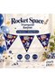 Space Themed Triangle Pennant 12 Flags 270 cm Rocket Space Astronaut Birthday Decoration - 2