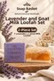 Lavender and Donkey Milk Fiber Soap Selection Set of 2 - (100 g + 160 g) - 3
