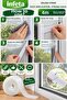 4 Meters White Adhesive Hook and Loop Tape Serrated Fly Screen Tulle Fixing Tape - 3