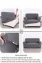 Welsoft Fabric Patterned Stretchable 3 Seater Sofa Cover Sofa Cover Sofa Bed Cover Armchair Cover - 4
