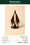 3-Piece Coaster Set with Bamboo Stand, Expandable Star Wooden Pot Coaster with Decorative Stand - 4