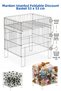 53 X 53 cm Foldable Basket – Metal Product Basket
