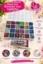 Decorative Stone Set 24 Colors Dark and Metallic Tones Strass Stone, Adhesive and Tweezers Gift Box - 2
