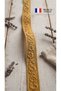 French Jacquard Woven Self-Flower Patterned Ribbon -12Mm - 25Meters