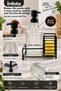 500 ml Glass Liquid Soap Dispenser with Black Pump, Metal Stand and Sponge Compartment, Kitchen and Bathroom Set - 5