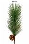 Christmas Ornament Pine Needle Branch with Cones Green 60 cm - 2