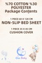 Elastic Sheet Set for Park Bed 60X120 60X110 70X110 70X120 Compatible Zippered Pillowcase (35X45) cm 70% Cotton 30% Polyemid - 5