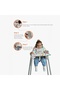 Colorful Vegetables High Chair Bib, Long Sleeves, Waterproof, Stain Resistant, 6-30 Months - 7