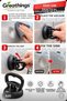 Black 5.5 cm Car Dent Remover Mini Suction Cup Bodywork Puller Tool 10 kg - 3