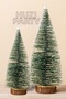Set of 2 Nevada Tree 10-15 cm Mini Tabletop Christmas Pine Tree Gift Snowy Christmas Gift - 4