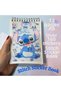 Stitch Sticker Book/Kitap/Defter A6 Spiral Bound 12 Pages