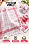 5-Piece School Lunch Cover Striped 40X60 cm Washable - 5