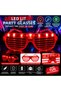Led Lighted Shutter Party Glasses Red Color Shutter Glasses - 2