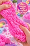 Pink Foam Beads Shapeable Play Dough Fun Activity Toy for Ages 3+ - 4