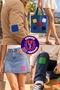Iron-On Embroidered Patch, White Square Patch (9 Pcs) Iron-On Embroidery Woven Applique Patch - 2