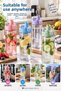Colorful Silicone Mouthed Push-Open Transparent Plastic Clothes Pegs Non-Slip Strong Grip - 2