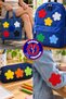 Iron-On Embroidery Patch, Red Floral Patch (9 Pcs) Iron-On Embroidery Woven Applique Patch - 3