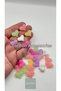 Soft Colorful Heart Beads Acrylic Beads 25Pcs