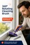 Grout Cleaning Brush with 360 Degree Rotating Head and Tweezers for Tile and Narrow Space Cleaning - 7