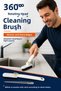 Grout Cleaning Brush with 360 Degree Rotating Head and Tweezers for Tile and Narrow Space Cleaning - 8
