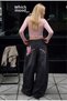 Women's Dark Smoked 2W6-1 Mega Barrel Fit Embroidery Special Design Denim Jean - 5