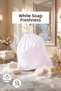 Drawstring 15-Piece Garbage Bags White Soap Scented Medium Size 55 X 60 cm 25 Pack - 4
