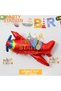 Airplane and Jet Pilot Concept 2-Year-Old Foil Balloon Set - 7 Piece F16 Foil Balloon & Airplane Foil Balloon Birthday Set - 4