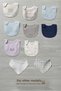 2-Pack 100% Cotton Combed Cotton Unisex, Newborn 0-6 Months Baby Bib - 5