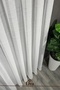 Cat-Resistant, Paw-Friendly, Knitted Textured 2.5 Layer Pleated Special Size Tulle Curtain - 5