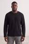 Plus Size Black-Khaki 2-Pack Regular Fit Waffle Sweatshirt Tmnaw27Ao00010 - 7