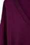 Wardrobe Essentials Mürdüm V Yaka Yumuşak Tuşe Triko Büyük Beden Kazak TBBAW27AN00079 - 6