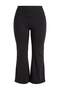 Black Lycra ®   Adaptive ™   Flare Leg High Waist Plus Size Leggings Tbbaw27Bv00016 - 3