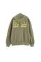 Khaki Thick Fleece Lined Boys' Hooded Knitted Sweatshirt Tkdaw27Sw00095 - 9