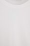 White 100% Thick Cotton Basic Crew Neck Oversize/Wide Fit Knitted T-Shirt Tbbaw27Bf00003 - 2