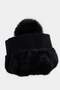 Black Pom-Pom Women's Soft Textured Beanie Takaw27Br00010 - 3