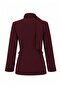 Trendyol Studio Shawl Detailed Plum Blazer Jacket Twoaw27Bc00051 - 4