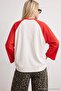 Wardrobe Essentials Ecru Premium Interlock Raglan Sleeve Baseball Oversize Knitted T-Shirt Twoaw27Ts00001 - 4