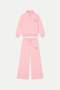 Pink Plain Knitted Top and Bottom Set Tkdaw27Au00070 - 7
