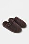 Dark Brown Women's Closed-Front House Slippers Takaw27Er00007